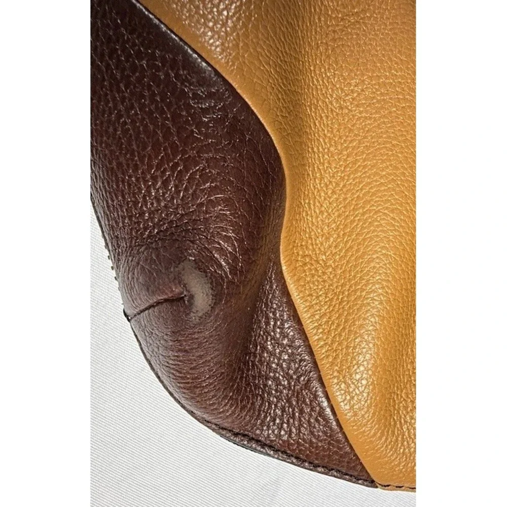 Fossil Preston Patchwork Satchel Bag Brown Multi Excellent‎ condition
